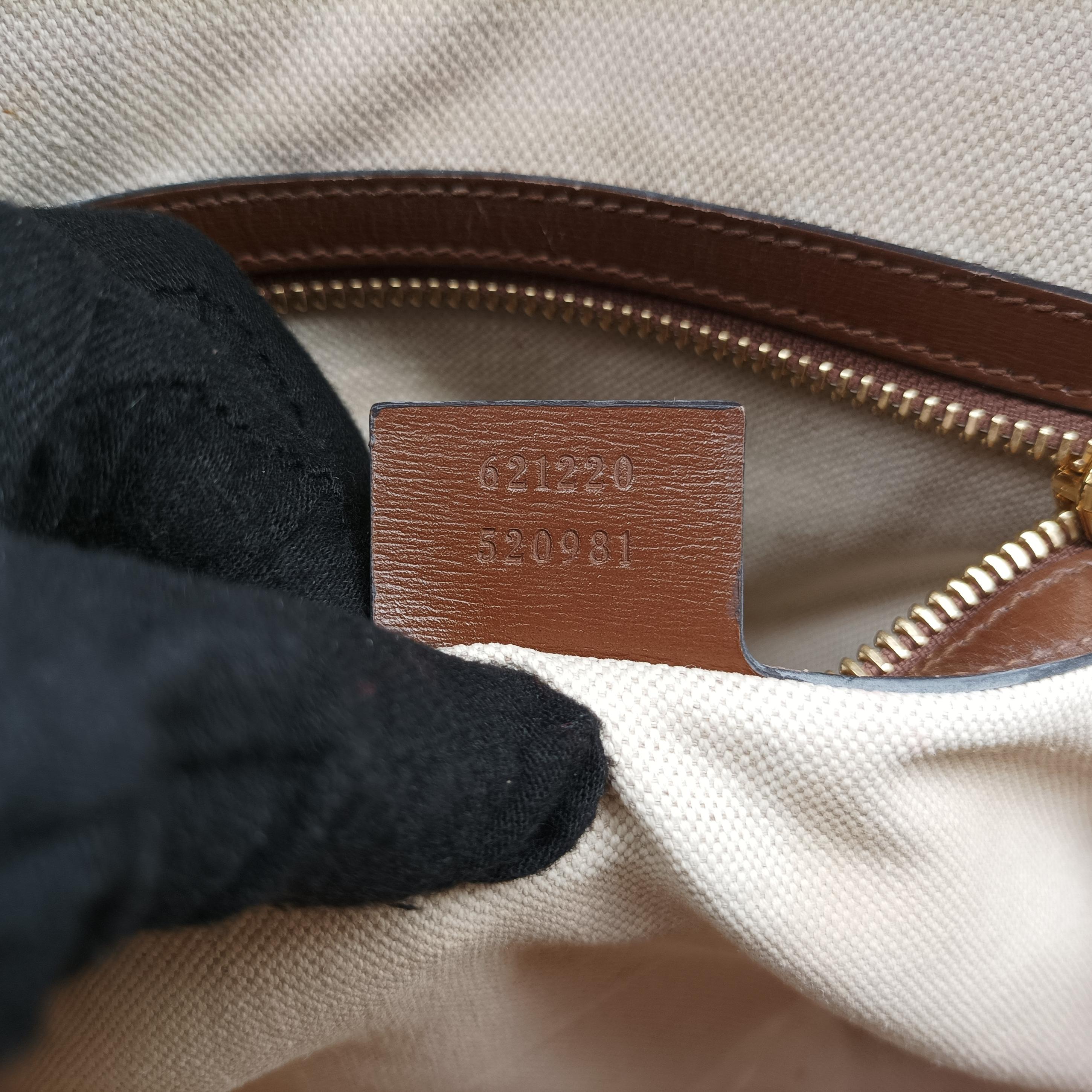 Pre-owned Gucci Horsebit 1955 Brown leather 621220 shoulderbag | stylenewstar
