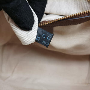 Pre-owned Gucci Horsebit 1955 Brown leather 621220 shoulderbag | stylenewstar