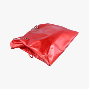 Pre-owned Chanel Strass Bon Bon Crystal Red Patent A47741 shoulderbag | stylenewstar