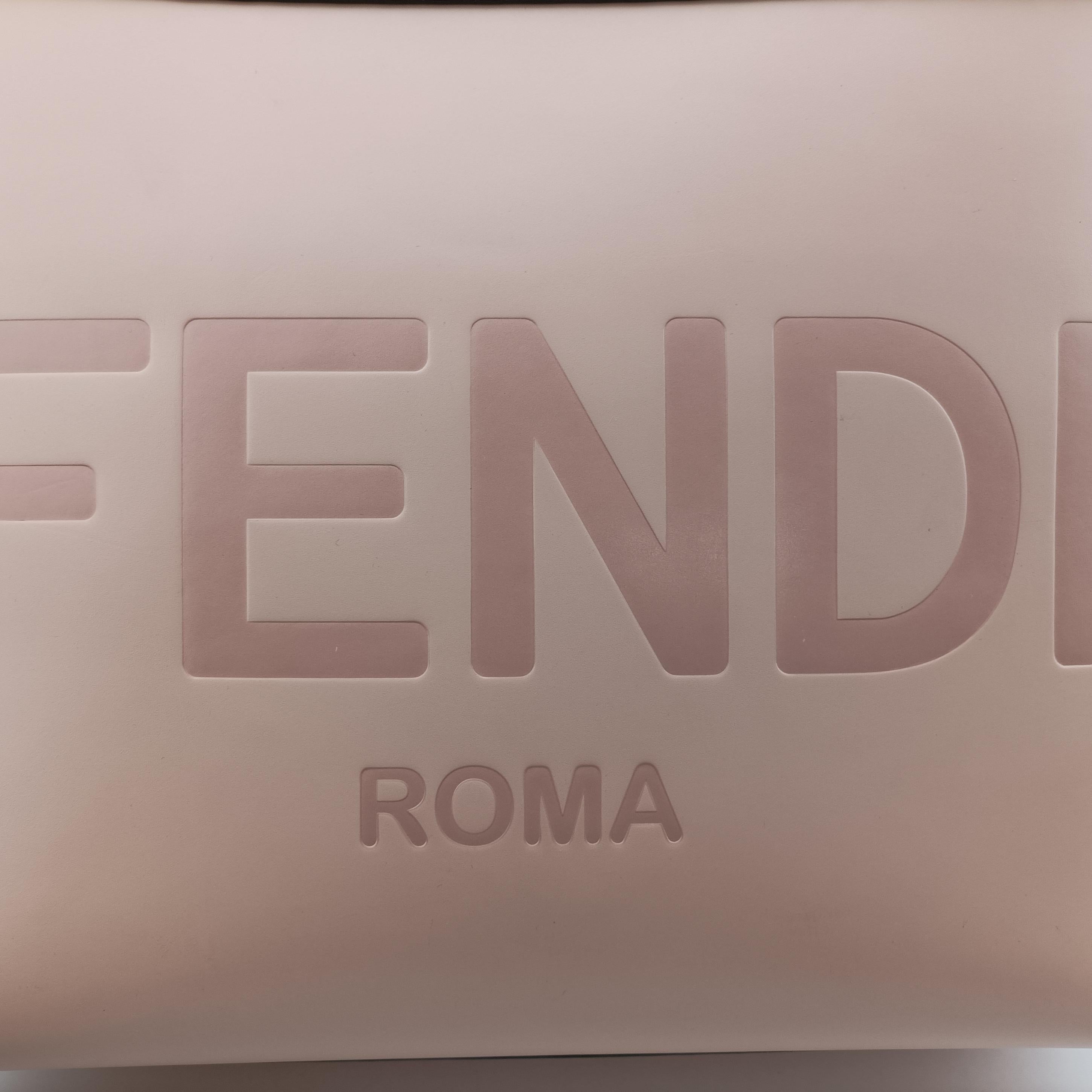 Vintage Fendi SUNSHINE Medium Pink Leather 8BH386 handbag | stylenewstar