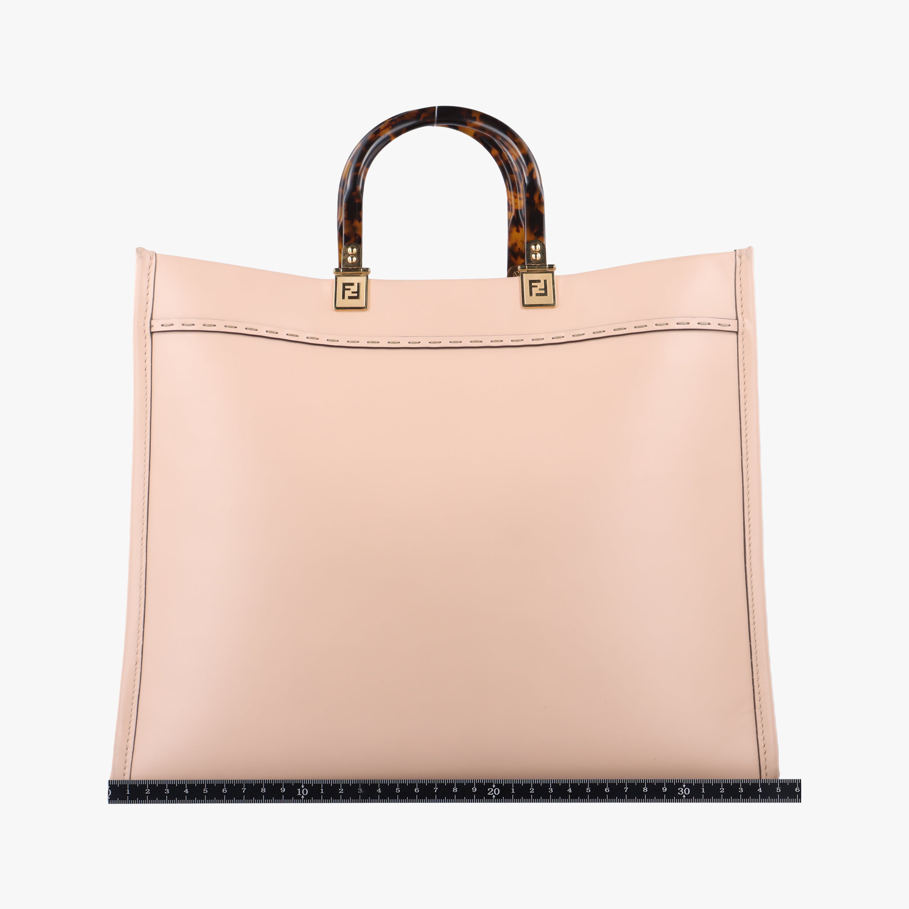 Vintage Fendi SUNSHINE Medium Pink Leather 8BH386 handbag | stylenewstar