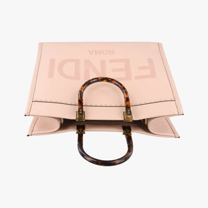 Vintage Fendi SUNSHINE Medium Pink Leather 8BH386 handbag | stylenewstar