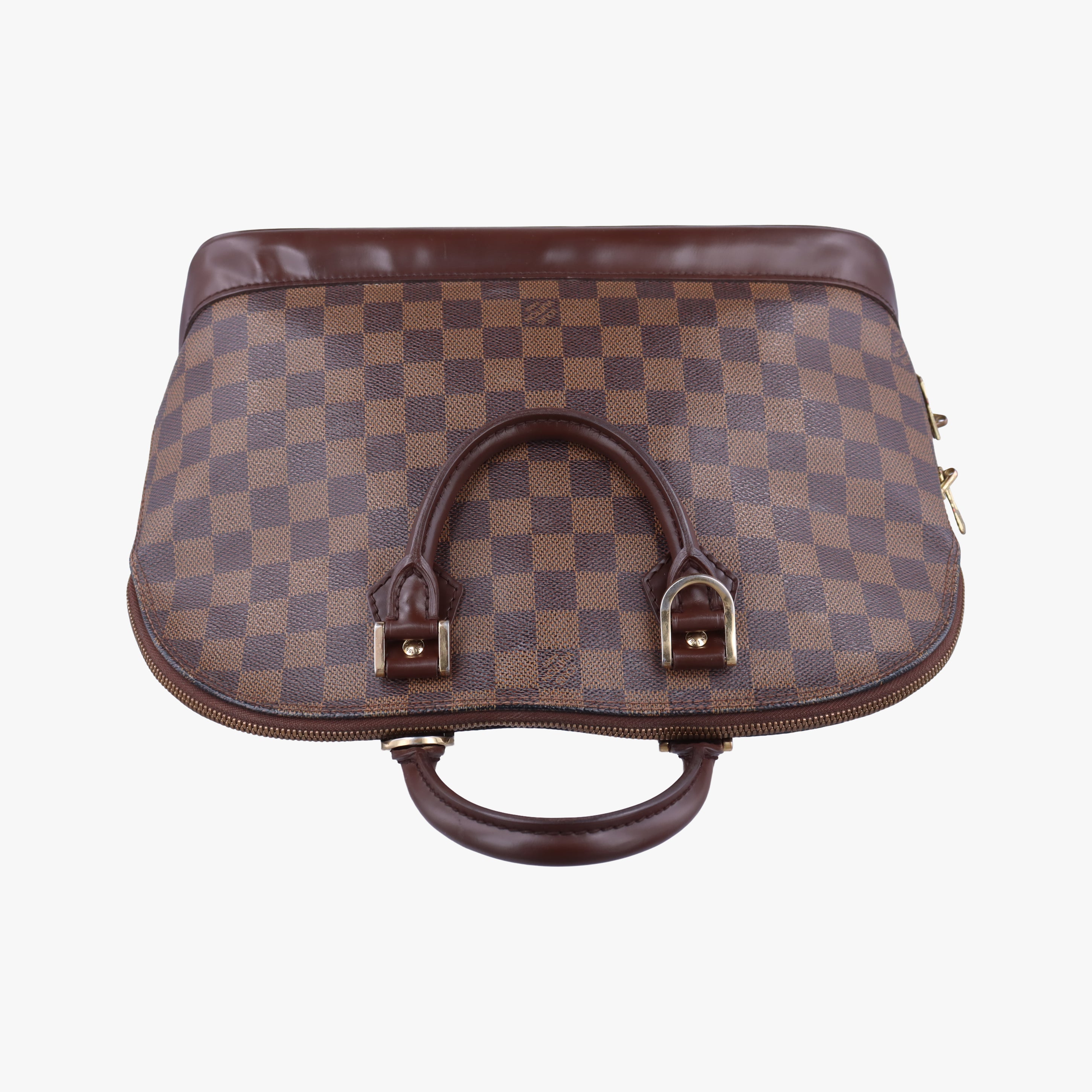 Pre-owned Louis Vuitton Alma　PM EBENE Damier Canvas N51131 handbag | stylenewstar