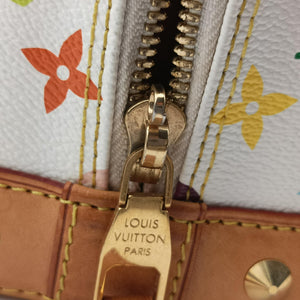 Vintage Louis Vuitton Alma PM white Monogram Multicolor M40443 handbag | stylenewstar
