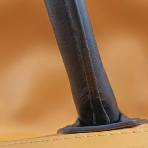 Pre-owned Celine Luggage Mini Shopper Yellow×black Leather  handbag | stylenewstar