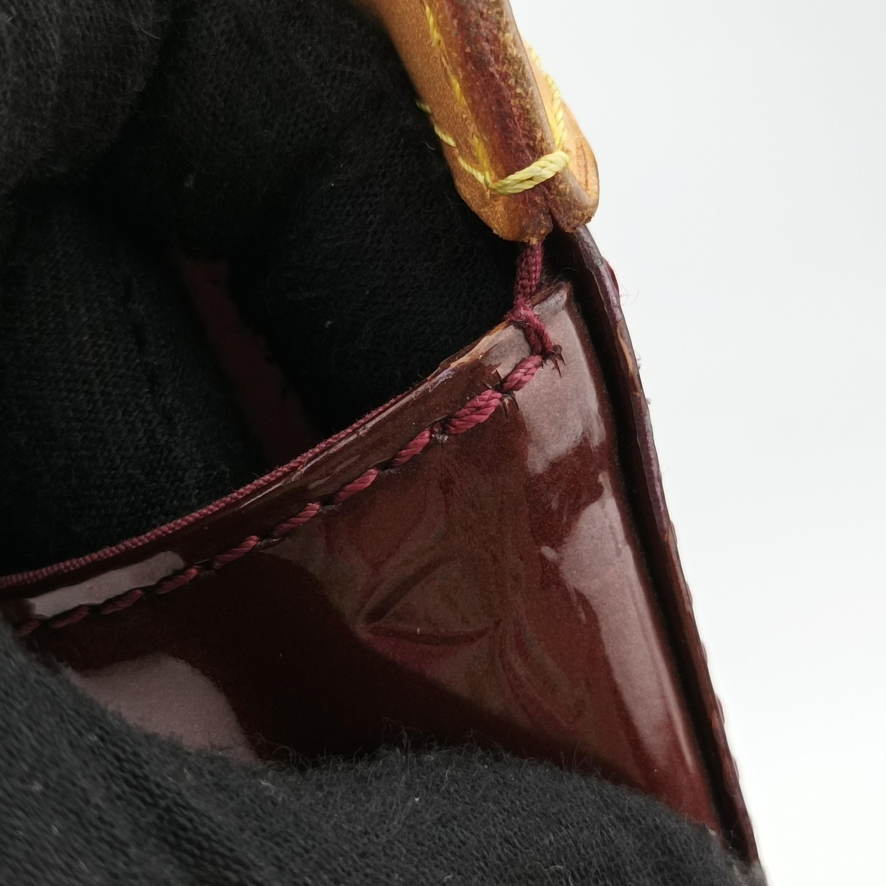 Pre-owned Louis Vuitton Brea MM ROUGE FAUVISTE Vernis M91690 shoulderbag | stylenewstar