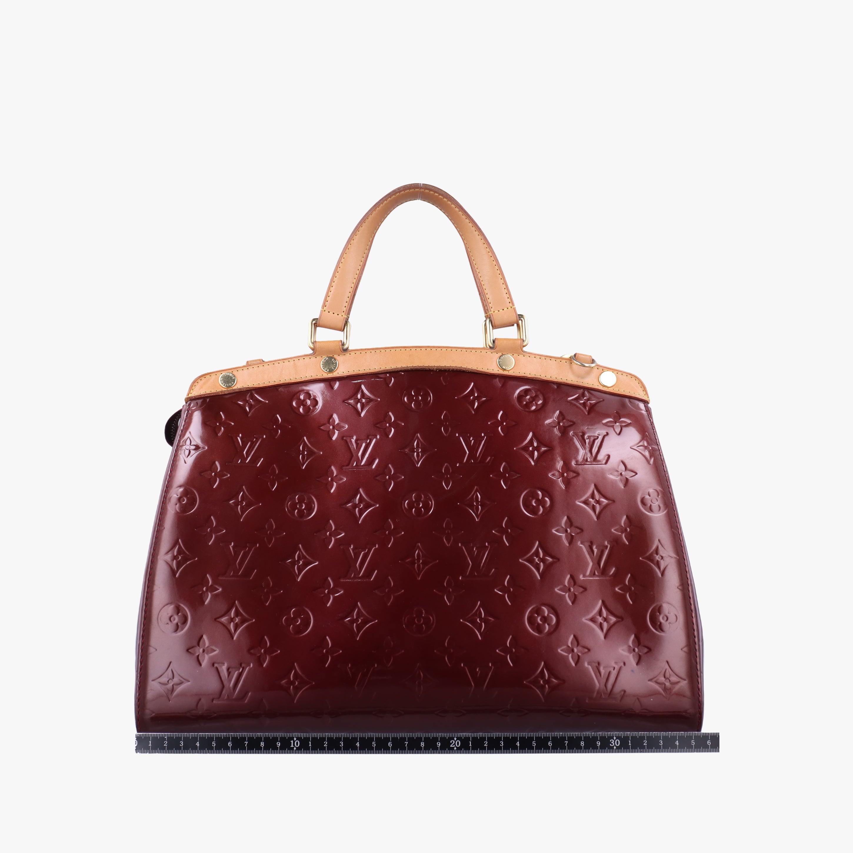 Pre-owned Louis Vuitton Brea MM ROUGE FAUVISTE Vernis M91690 shoulderbag | stylenewstar