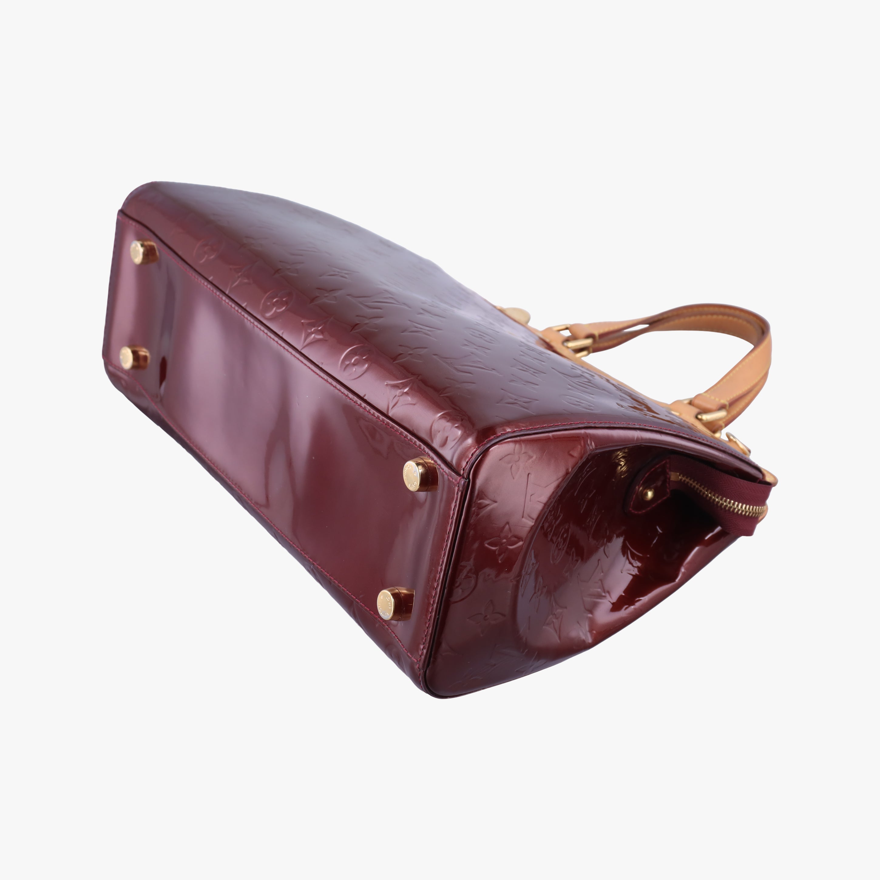 Pre-owned Louis Vuitton Brea MM ROUGE FAUVISTE Vernis M91690 shoulderbag | stylenewstar