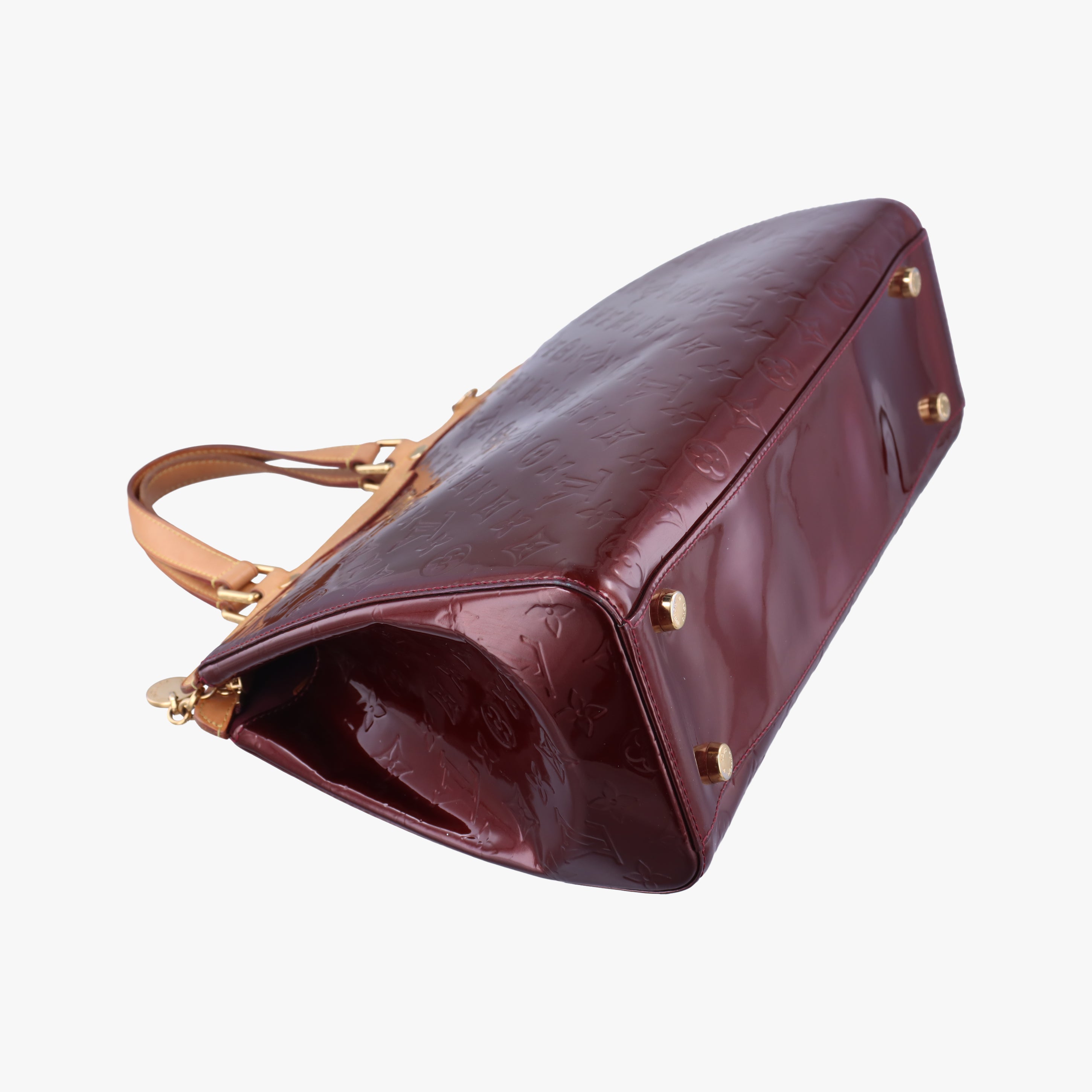 Pre-owned Louis Vuitton Brea MM ROUGE FAUVISTE Vernis M91690 shoulderbag | stylenewstar