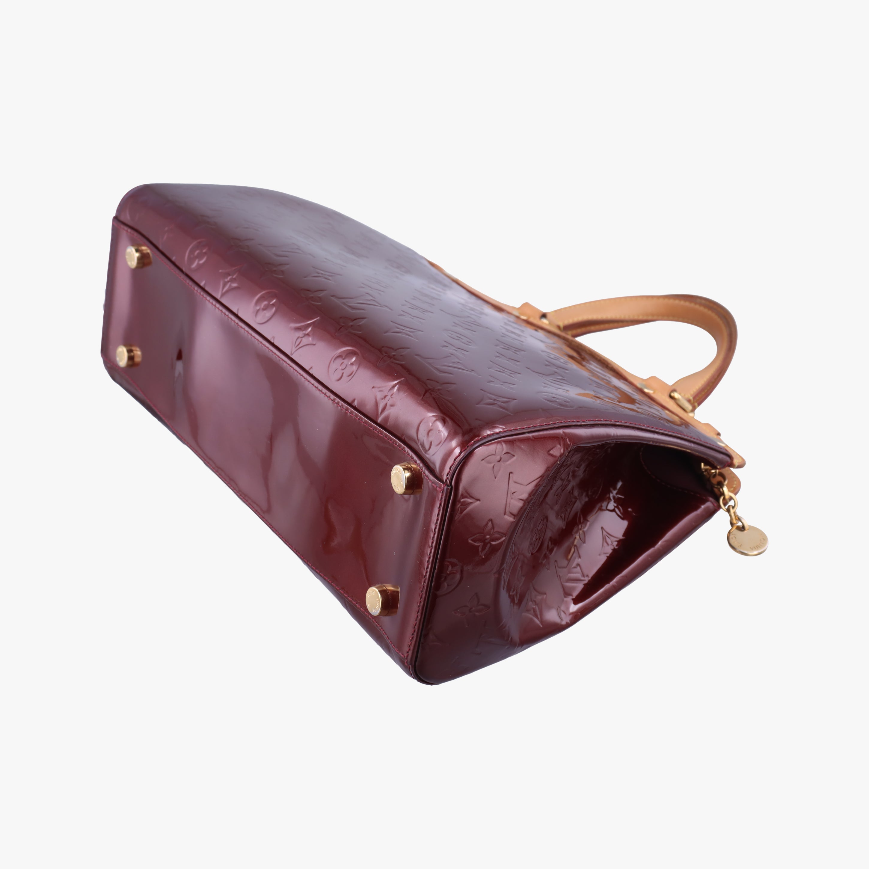 Pre-owned Louis Vuitton Brea MM ROUGE FAUVISTE Vernis M91690 shoulderbag | stylenewstar