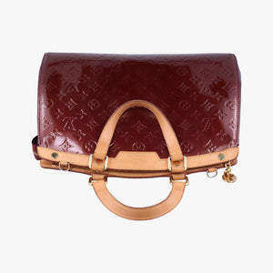 Pre-owned Louis Vuitton Brea MM ROUGE FAUVISTE Vernis M91690 shoulderbag | stylenewstar