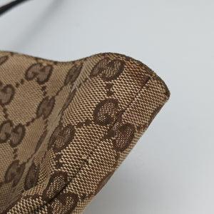 Secondhand Gucci GG Supreme Brown canvas×leather 247236 handbag | stylenewstar