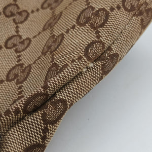 Secondhand Gucci GG Supreme Brown canvas×leather 247236 handbag | stylenewstar