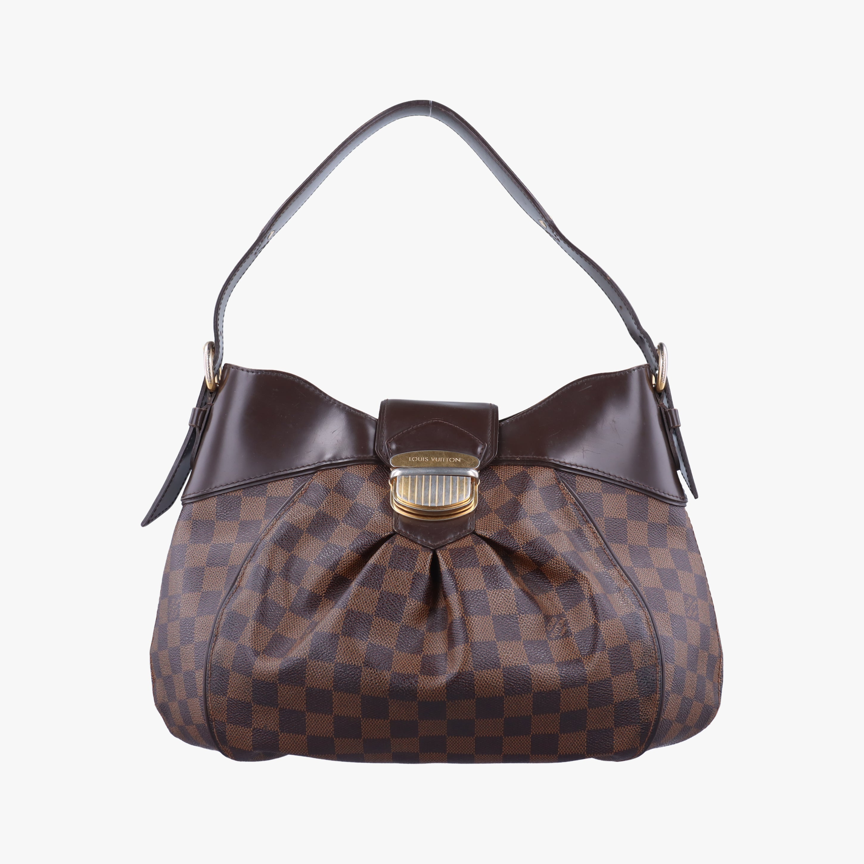 Pre-owned Louis Vuitton SISTINA MM EBENE Damier Canvas N41541 shoulderbag | stylenewstar