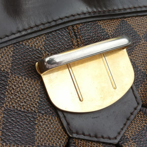 Pre-owned Louis Vuitton SISTINA MM EBENE Damier Canvas N41541 shoulderbag | stylenewstar
