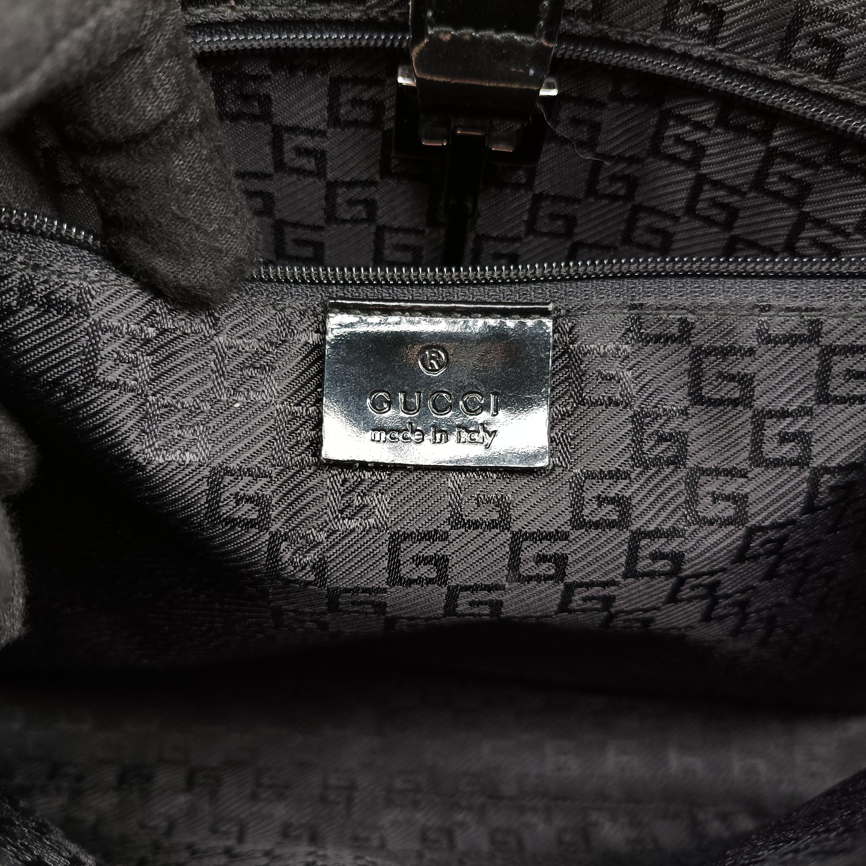 Pre-owned Gucci Jackie Black Patent 001 33 handbag | stylenewstar
