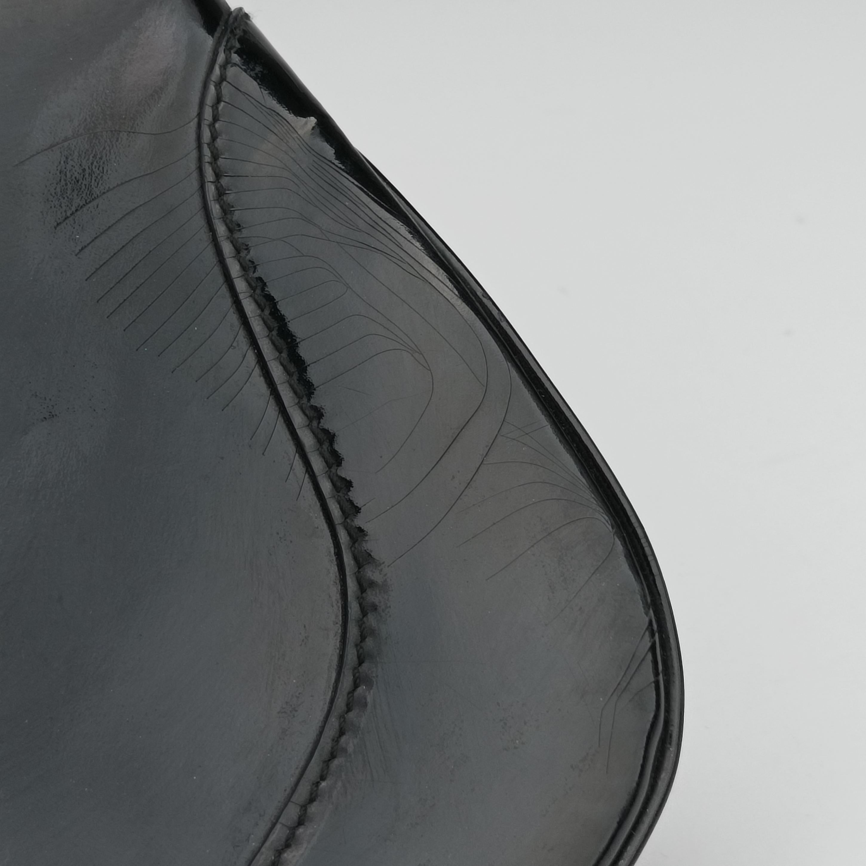 Pre-owned Gucci Jackie Black Patent 001 33 handbag | stylenewstar