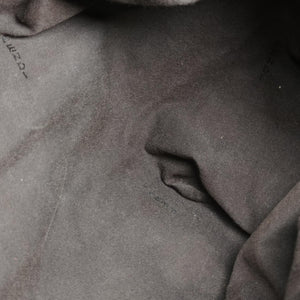 Pre-owned Fendi Zucca Print Black Suede 8BH186 handbag | stylenewstar