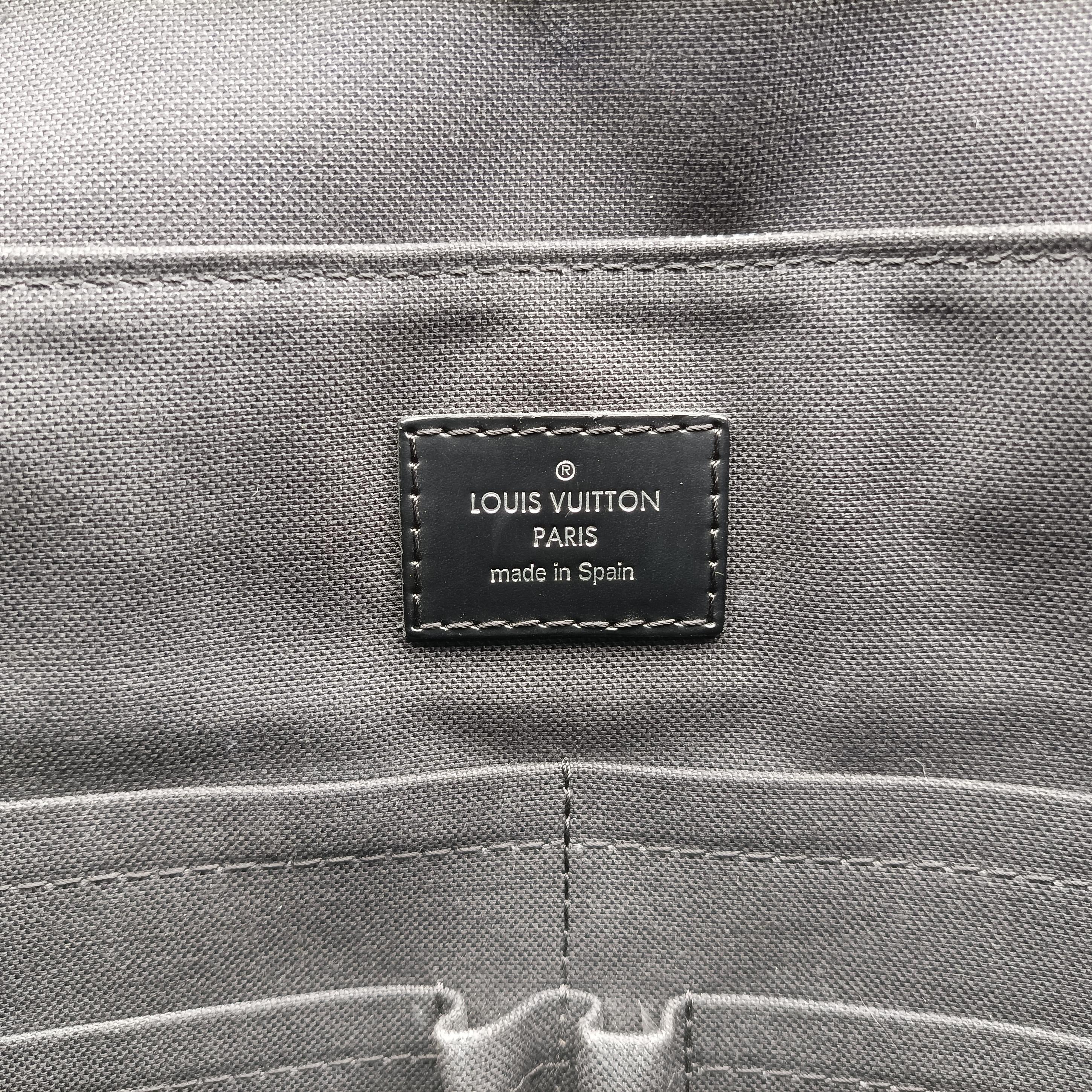 Vintage Louis Vuitton DANIEL MM Noir Damier Graphite N58029 shoulderbag | stylenewstar
