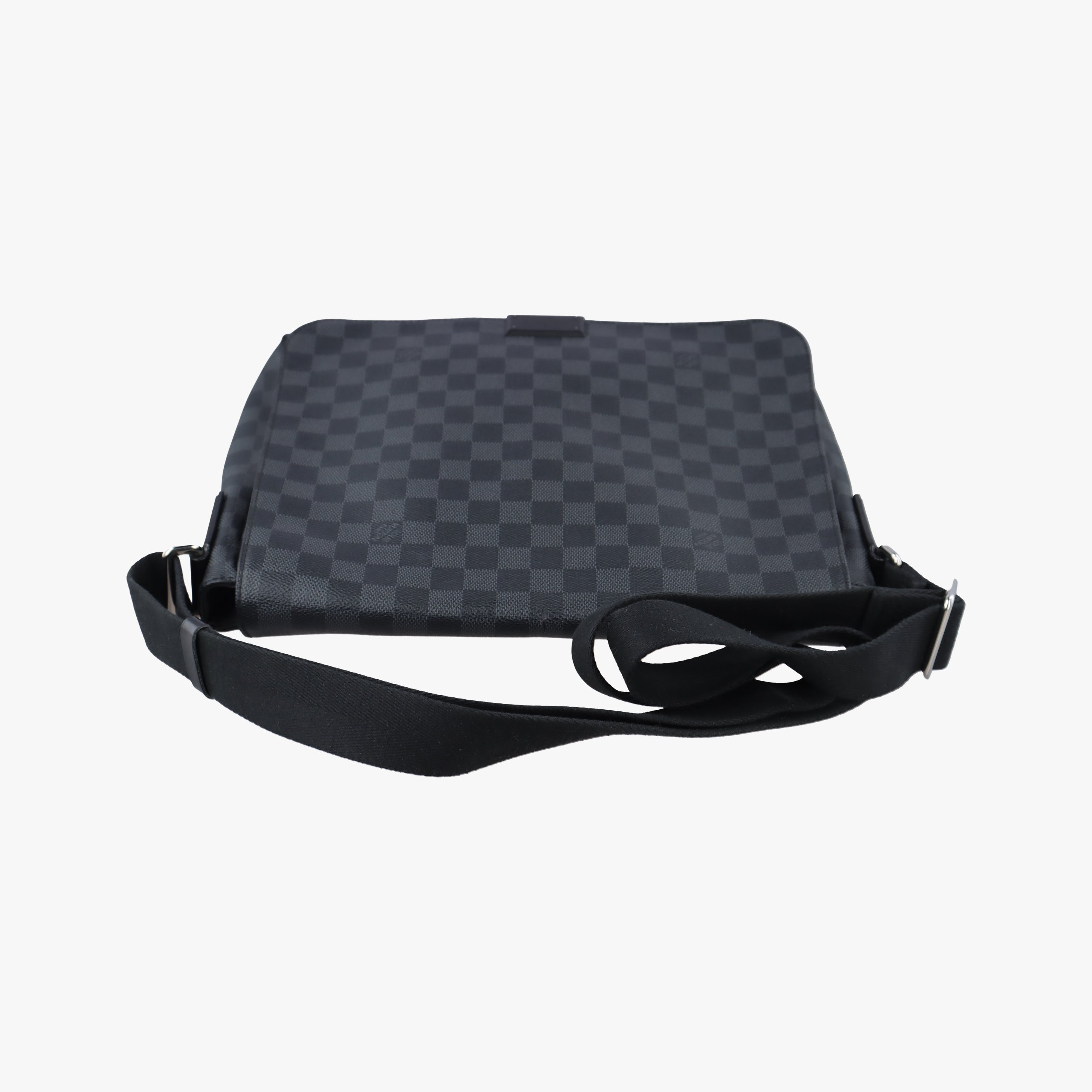 Vintage Louis Vuitton DANIEL MM Noir Damier Graphite N58029 shoulderbag | stylenewstar