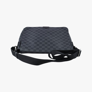 Vintage Louis Vuitton DANIEL MM Noir Damier Graphite N58029 shoulderbag | stylenewstar