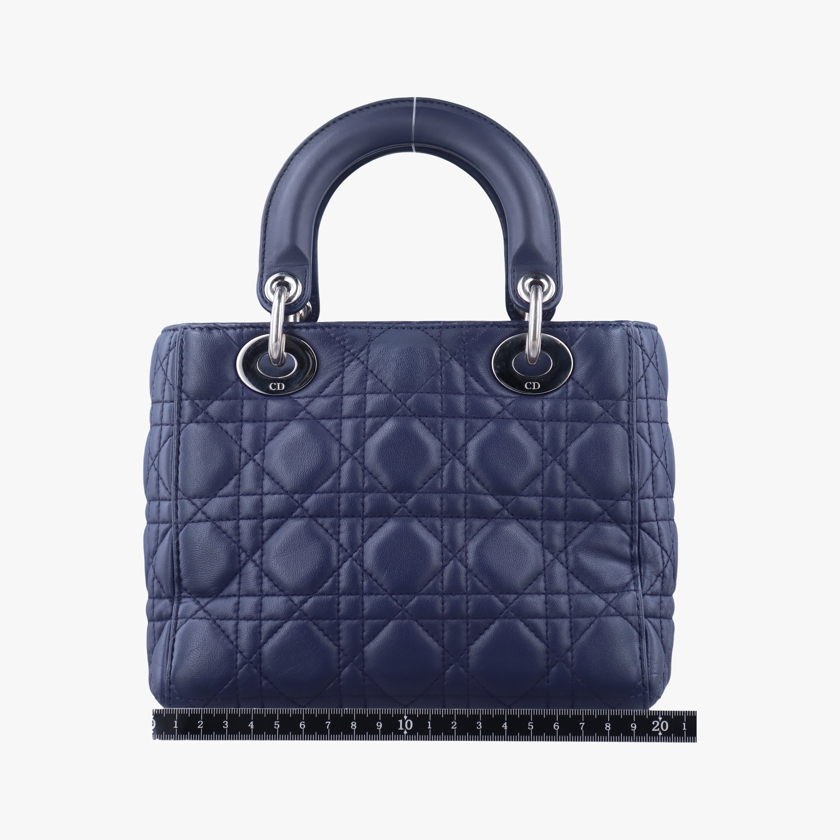 Vintage Christian Dior Lady Dior Navy lambskin  shoulderbag | stylenewstar