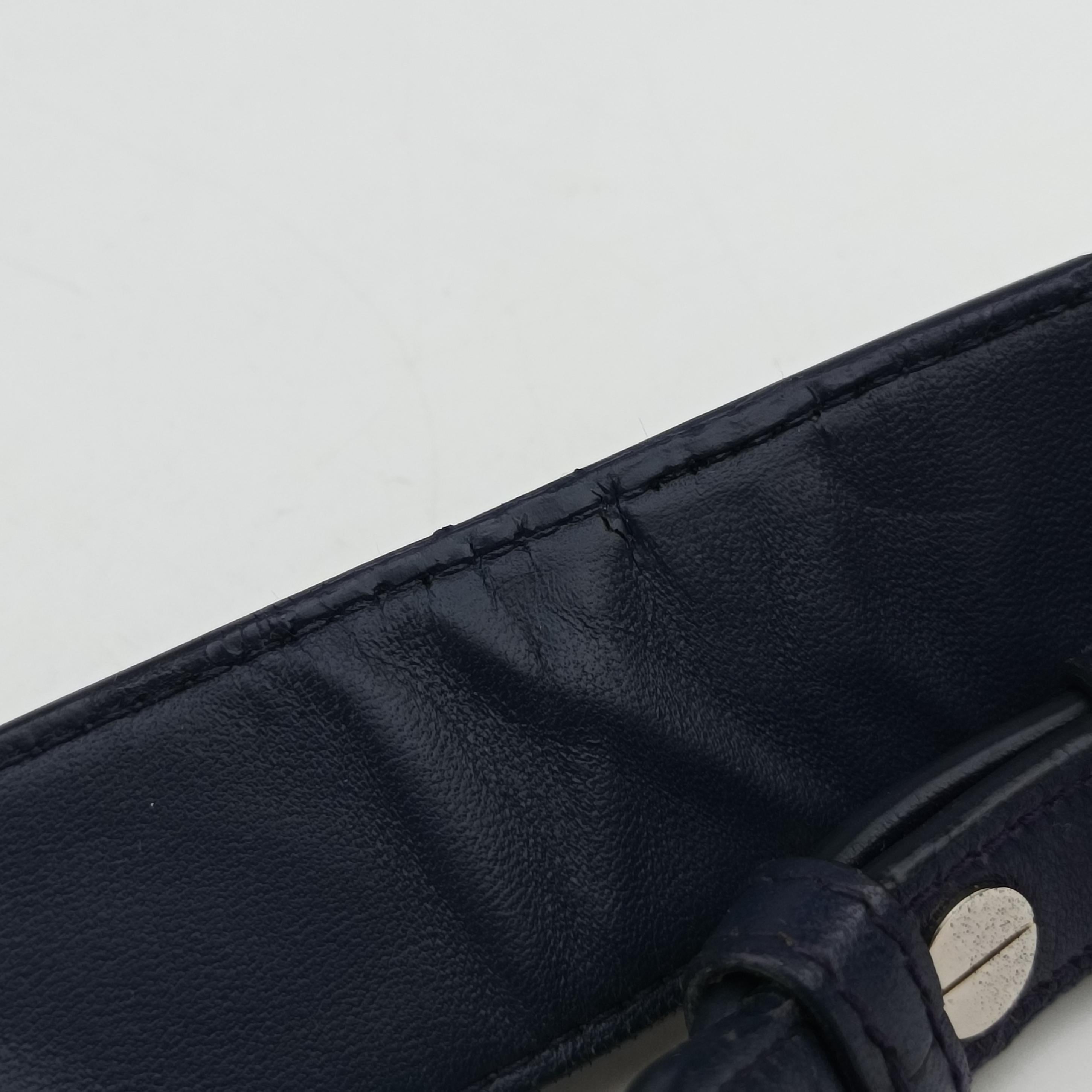 Vintage Christian Dior Lady Dior Navy lambskin  shoulderbag | stylenewstar