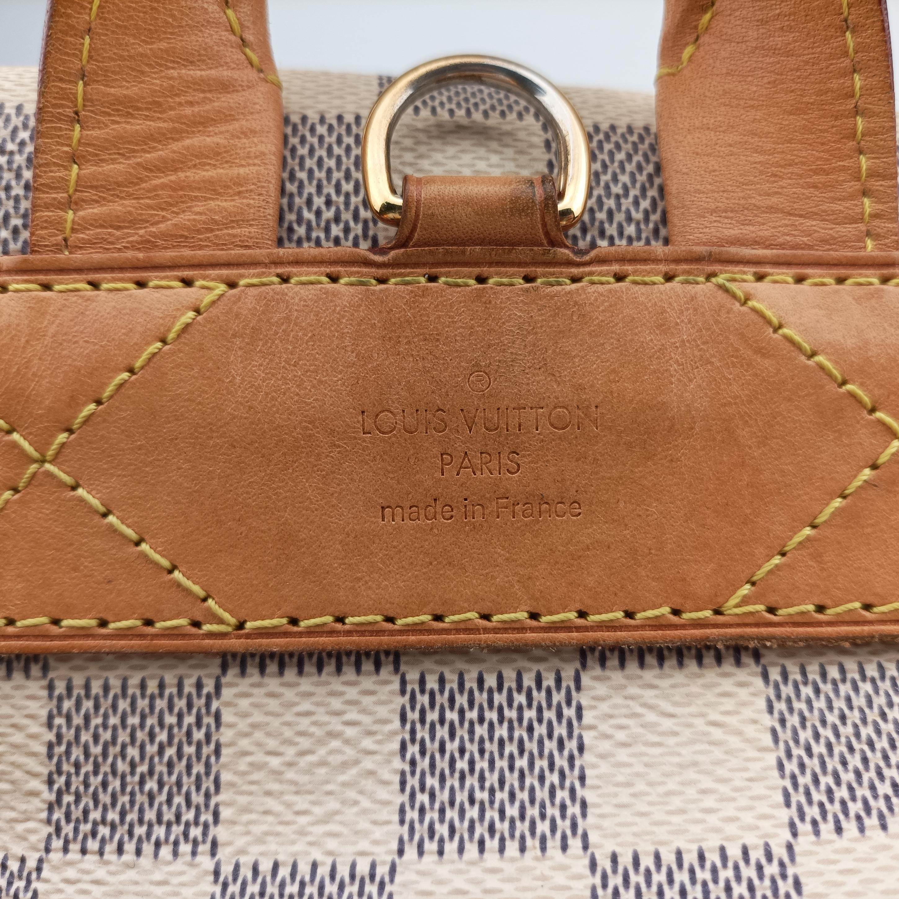 Pre-owned Louis Vuitton Sperone BB Azur Damier Canvas N44026 backpack/rucksack | stylenewstar