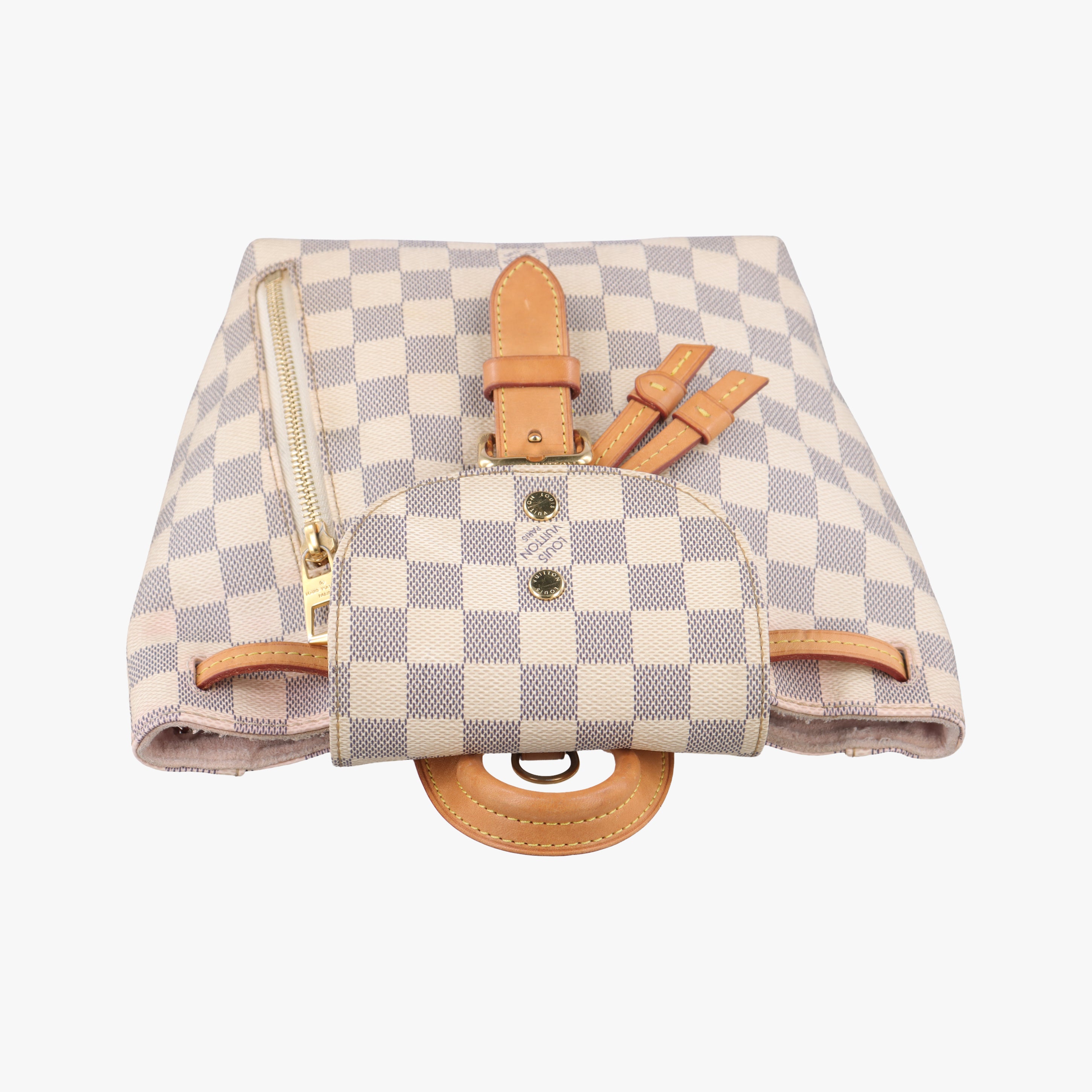 Pre-owned Louis Vuitton Sperone BB Azur Damier Canvas N44026 backpack/rucksack | stylenewstar
