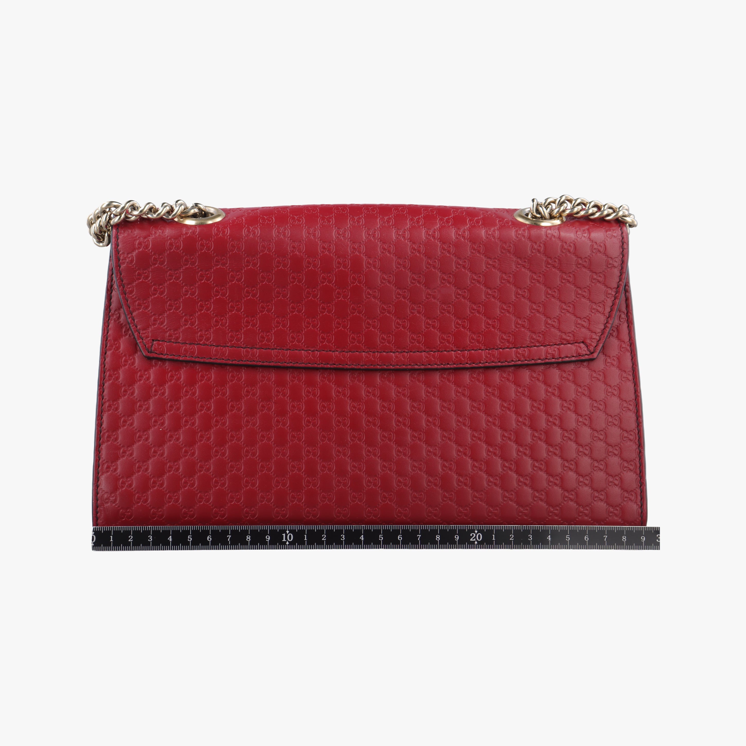 Secondhand Gucci Emily Red Leather 449635 shoulderbag | stylenewstar