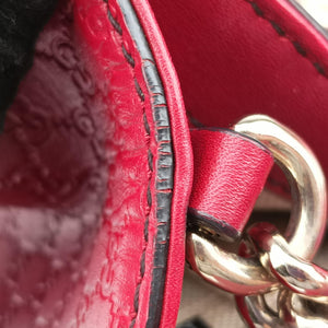Secondhand Gucci Emily Red Leather 449635 shoulderbag | stylenewstar