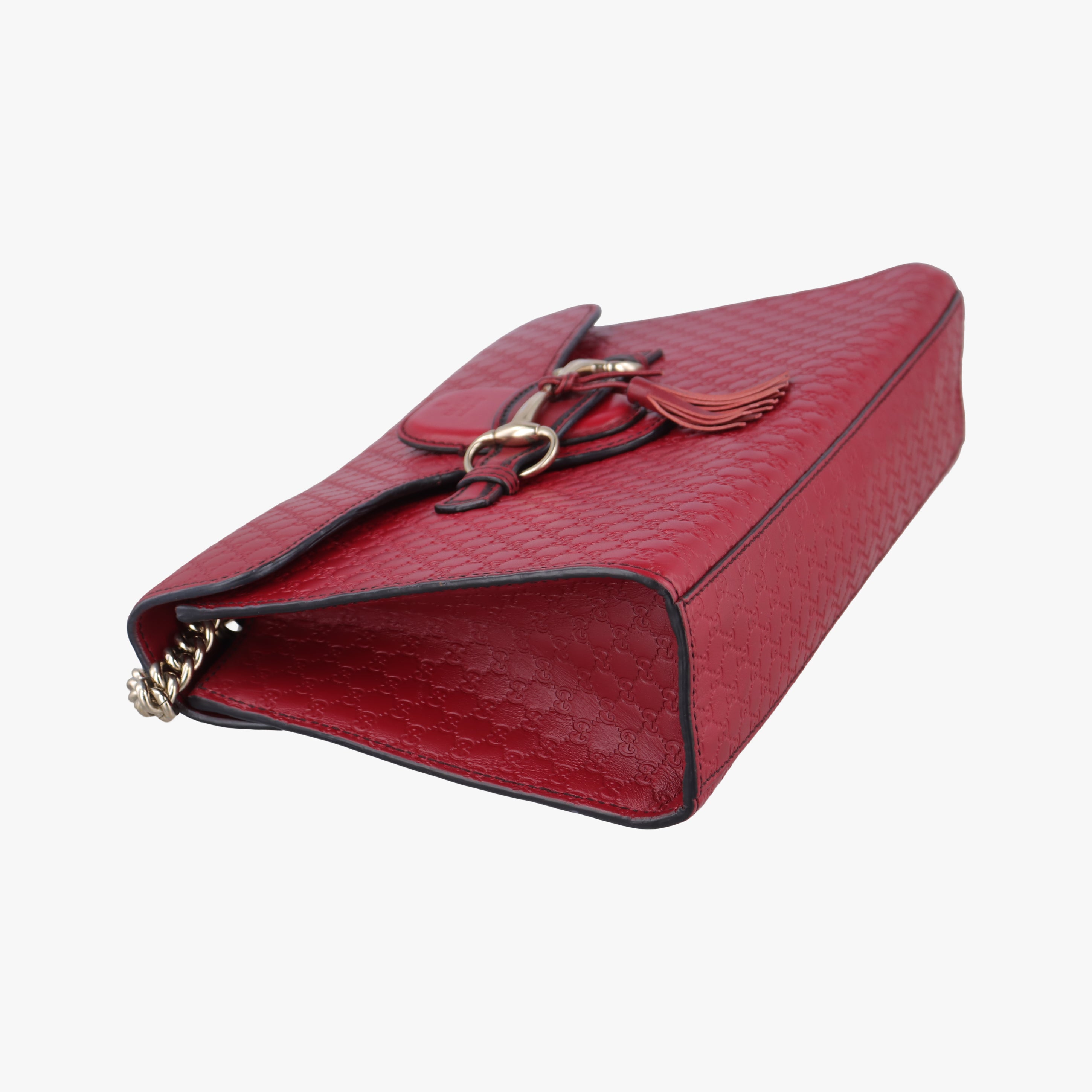 Secondhand Gucci Emily Red Leather 449635 shoulderbag | stylenewstar