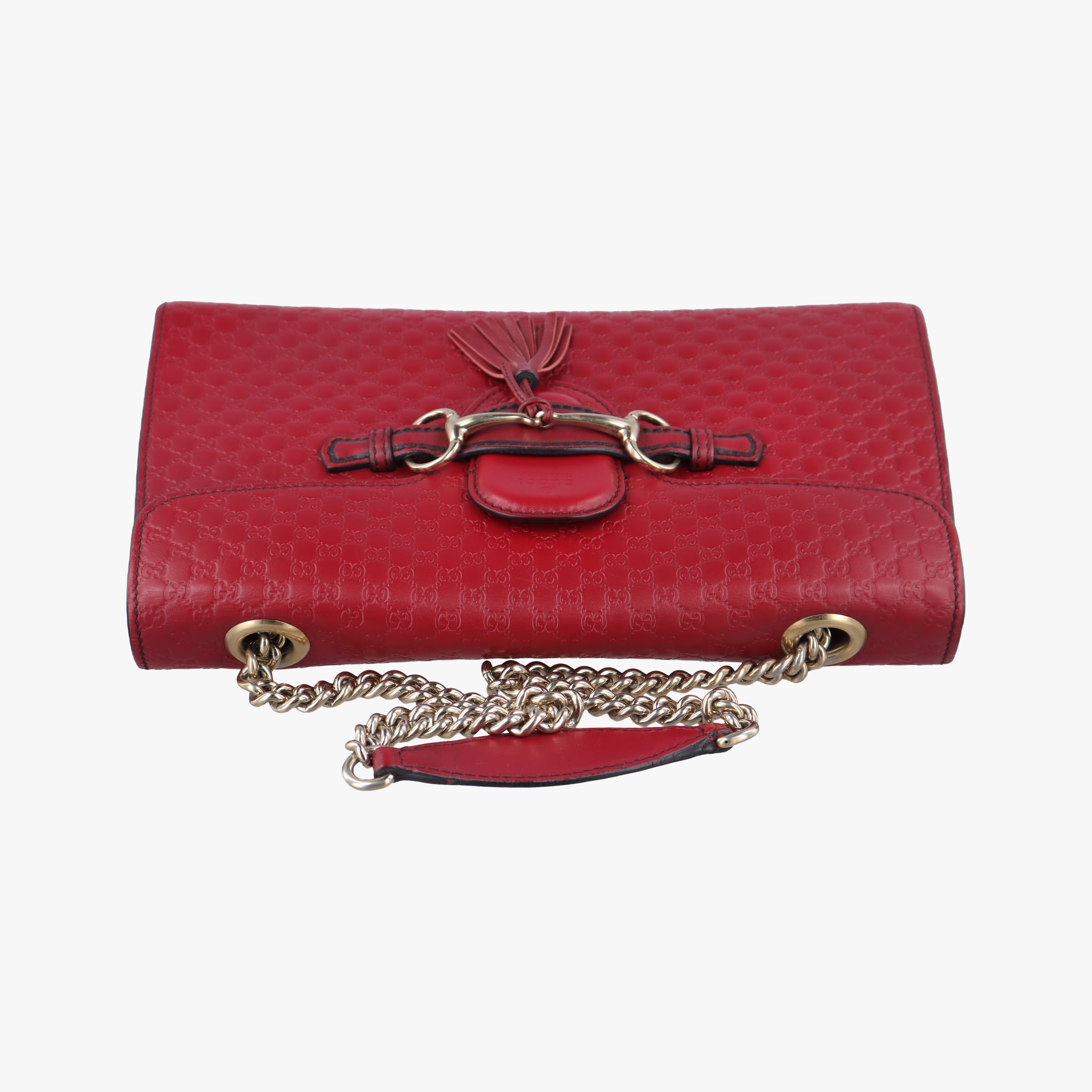 Secondhand Gucci Emily Red Leather 449635 shoulderbag | stylenewstar