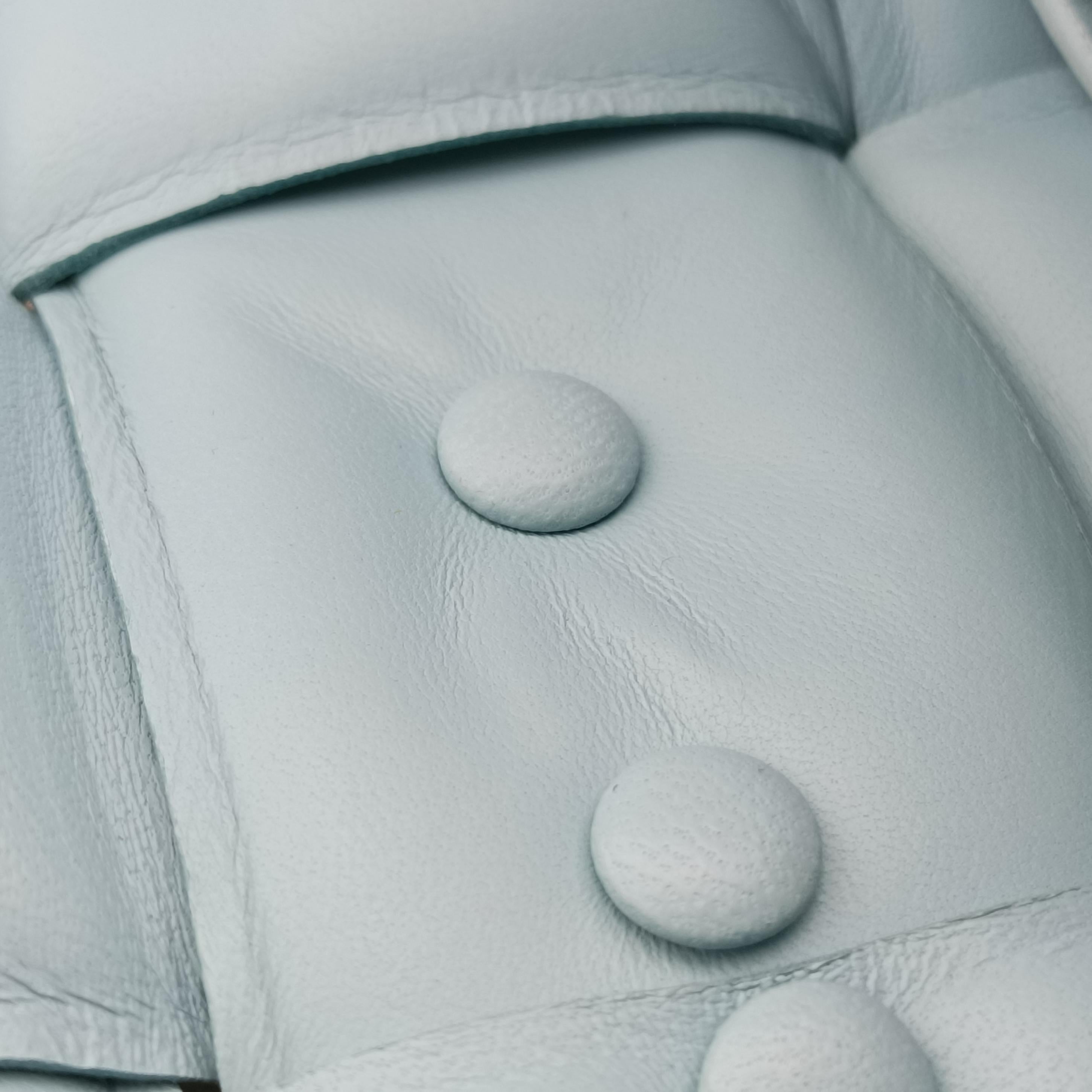 Pre-owned Bottega Veneta The Chain Cassette Blue lambskin  shoulderbag | stylenewstar