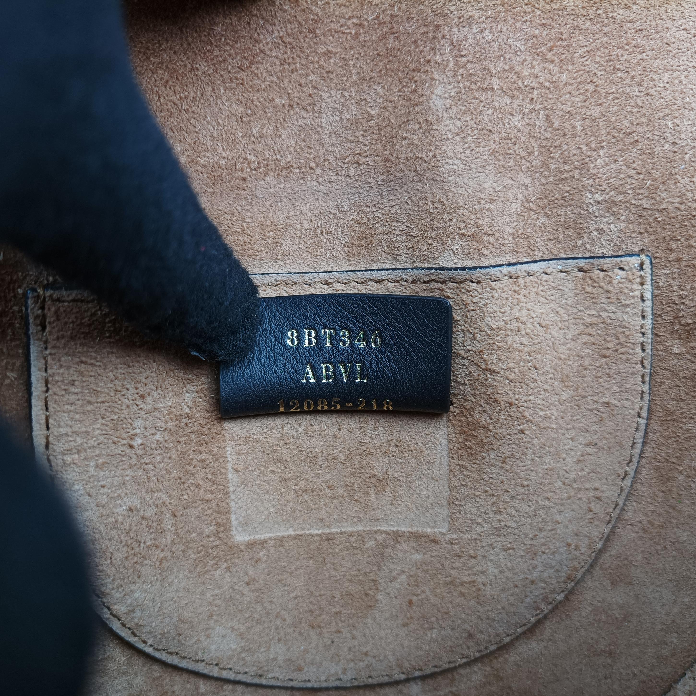 Vintage Fendi Moonlight Black Leather 8BT346 shoulderbag | stylenewstar