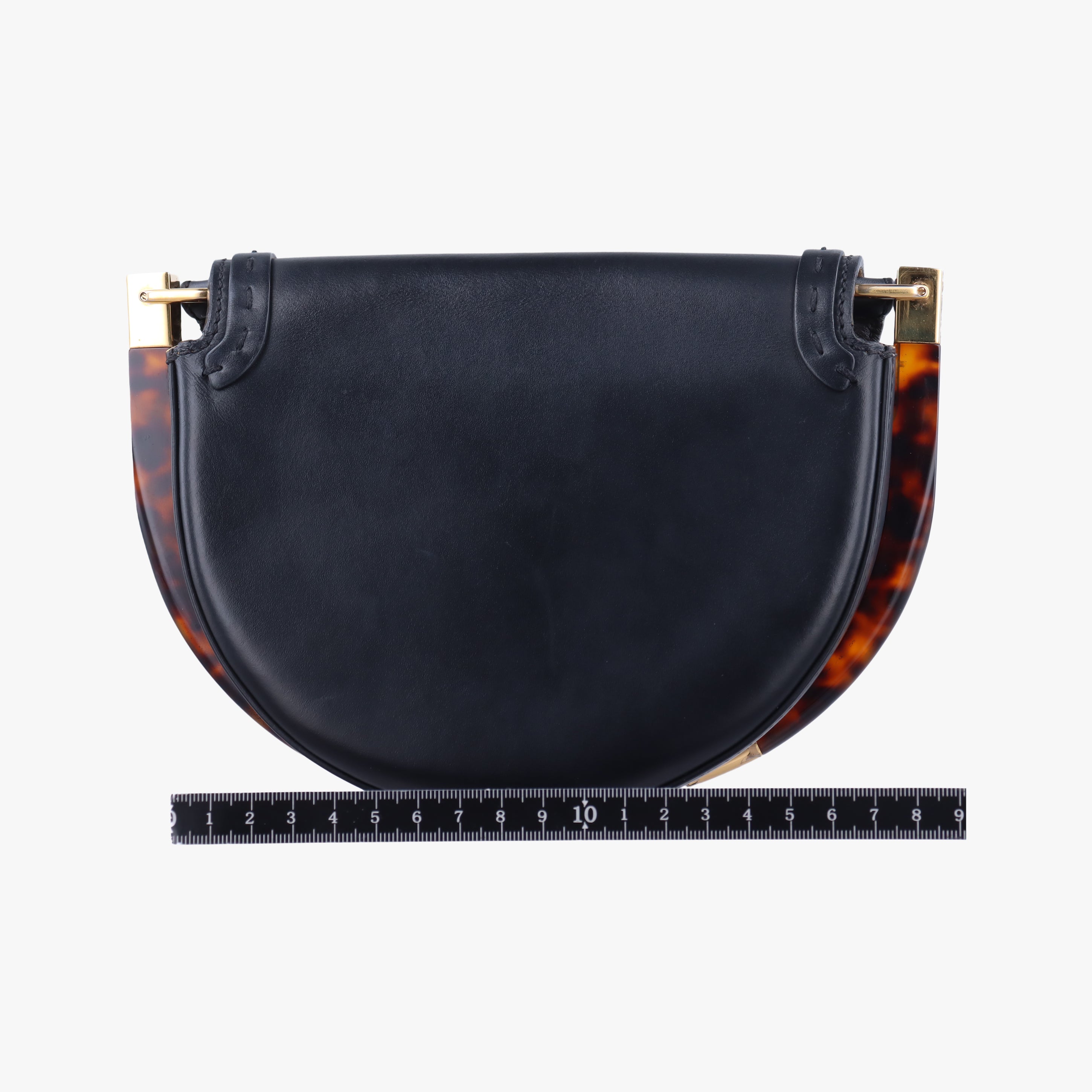 Vintage Fendi Moonlight Black Leather 8BT346 shoulderbag | stylenewstar