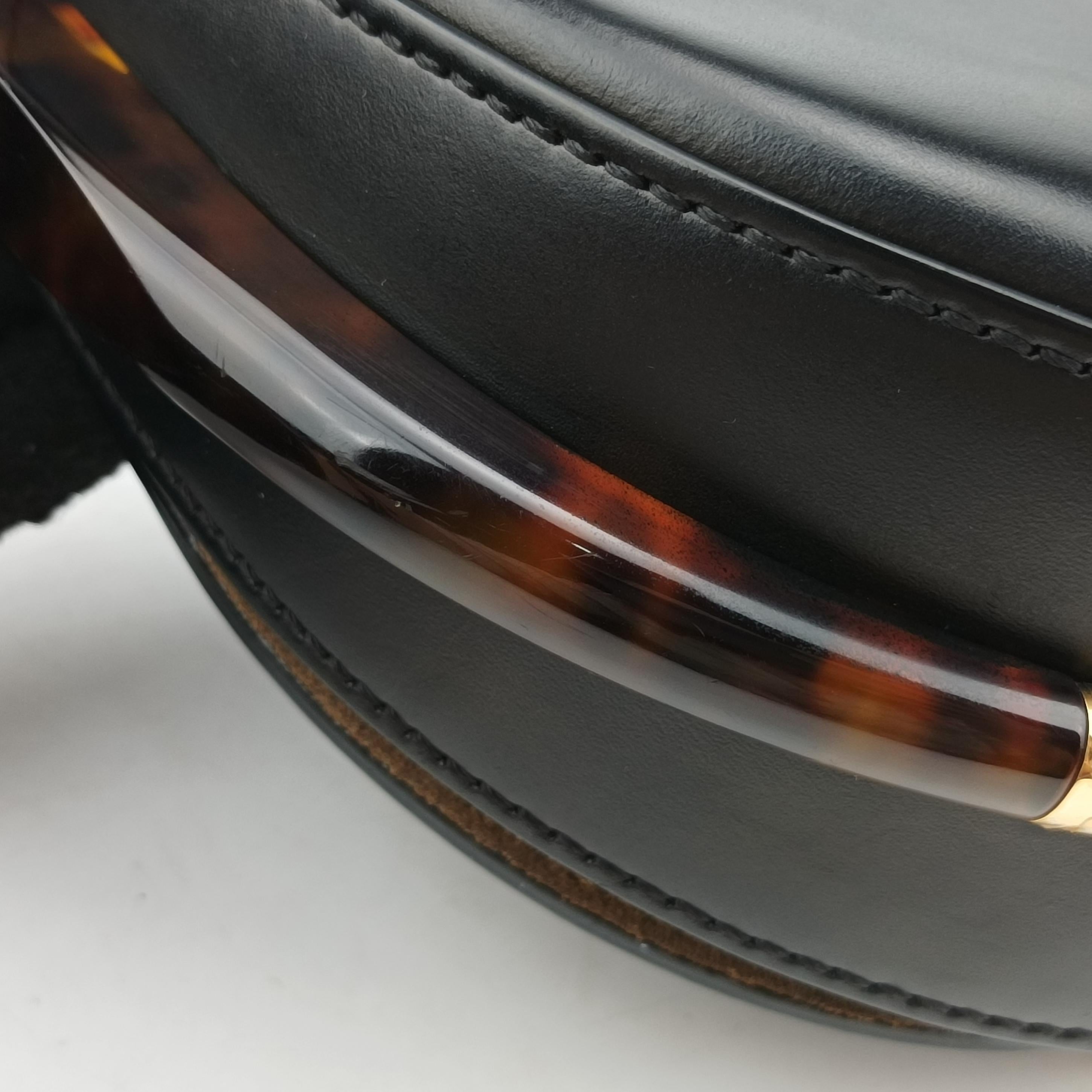 Vintage Fendi Moonlight Black Leather 8BT346 shoulderbag | stylenewstar