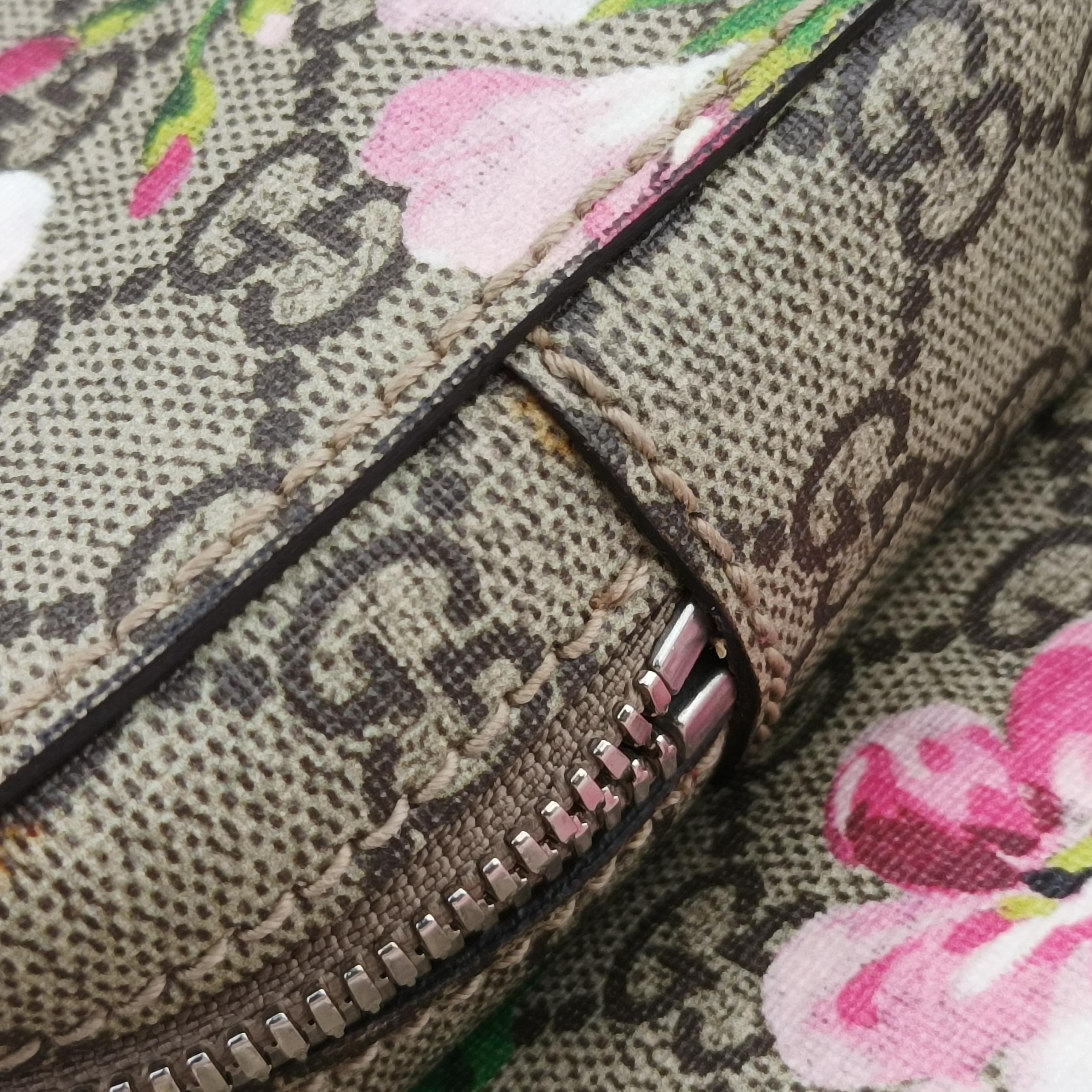 Pre-owned Gucci GG Blooms Beige×Multicolour PVC coated canvas 410544 backpack/rucksack | stylenewstar