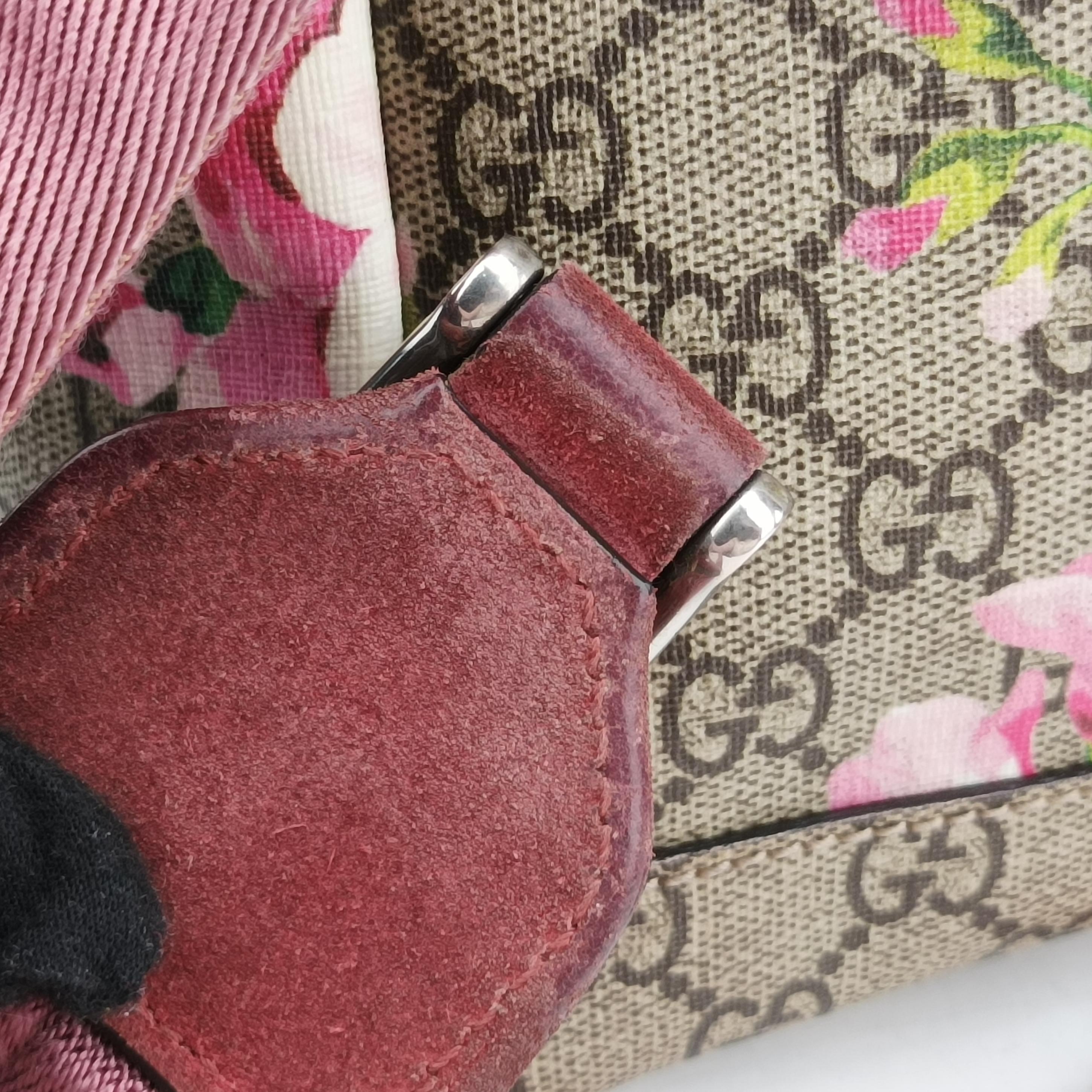 Pre-owned Gucci GG Blooms Beige×Multicolour PVC coated canvas 410544 backpack/rucksack | stylenewstar