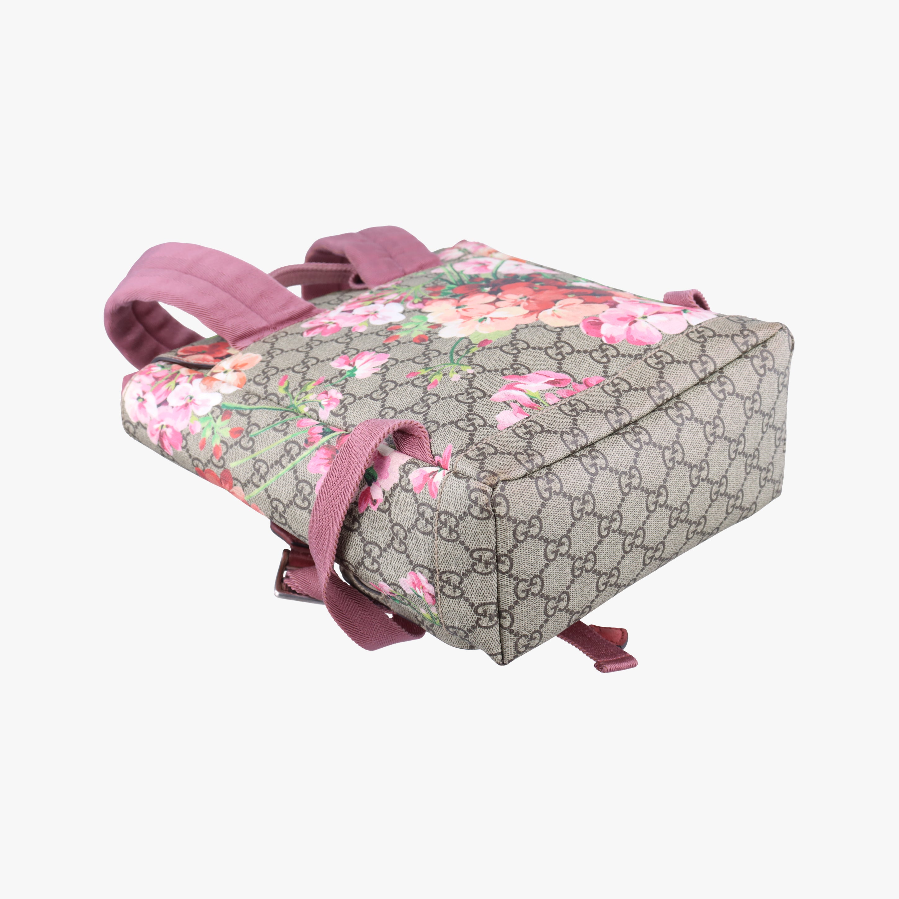 Pre-owned Gucci GG Blooms Beige×Multicolour PVC coated canvas 410544 backpack/rucksack | stylenewstar