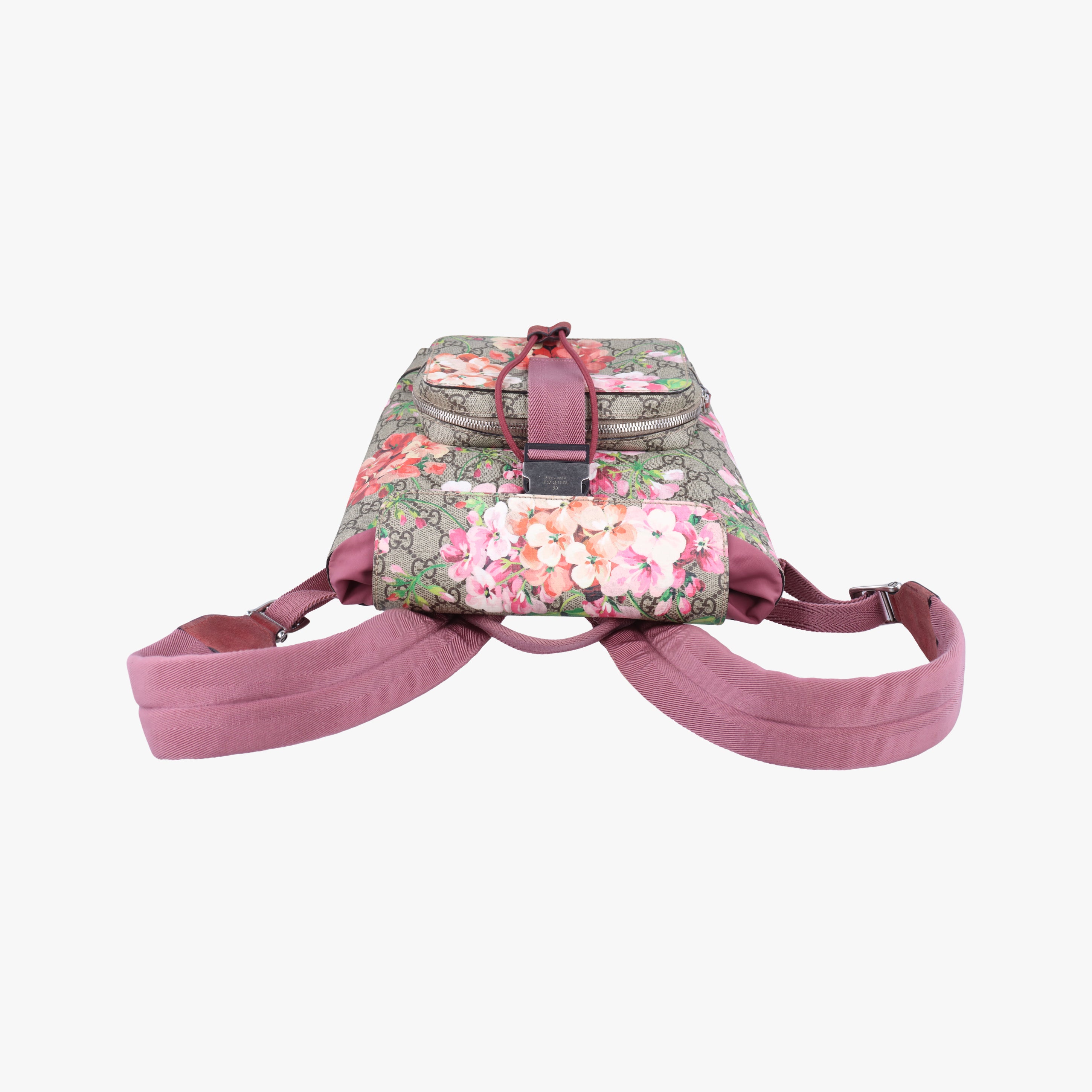 Pre-owned Gucci GG Blooms Beige×Multicolour PVC coated canvas 410544 backpack/rucksack | stylenewstar