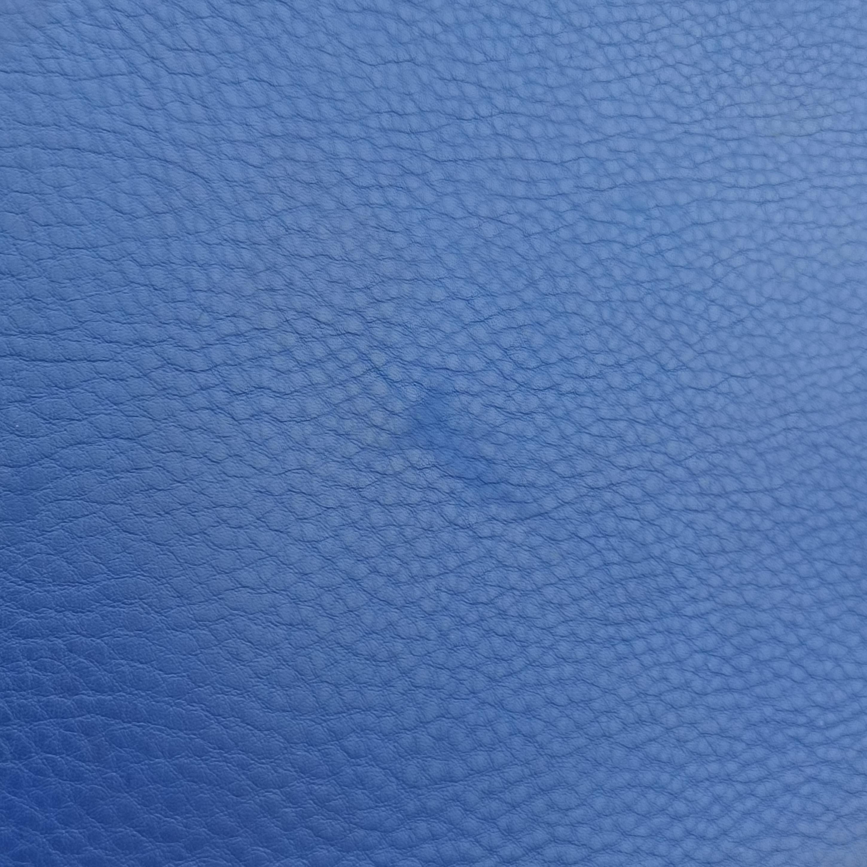 Pre-owned Celine Luggage Square Phantom Blue Leather  handbag | stylenewstar