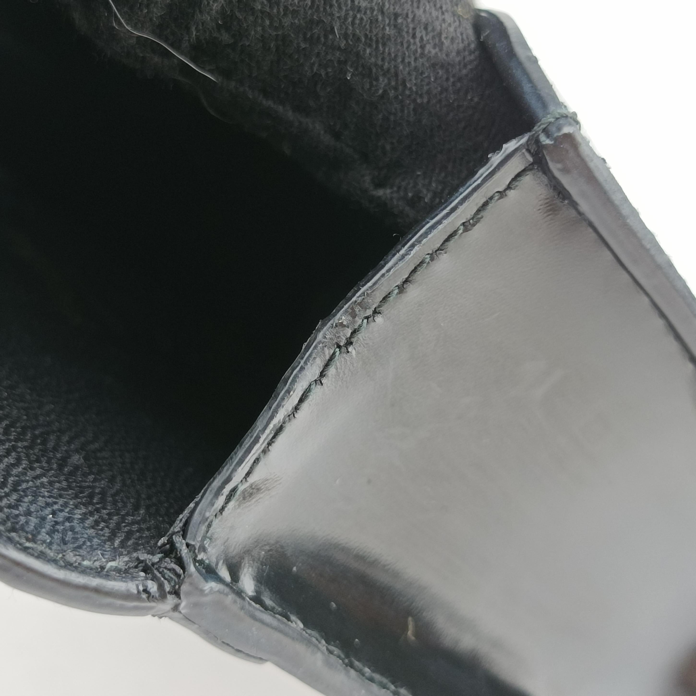 Pre-owned Prada Cahier Black Leather  shoulderbag | stylenewstar