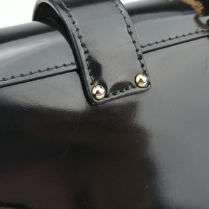 Pre-owned Prada Cahier Black Leather  shoulderbag | stylenewstar