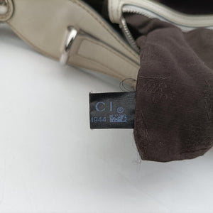 Secondhand Gucci Horsebit Creole Hobo White Leather 145826 shoulderbag | stylenewstar