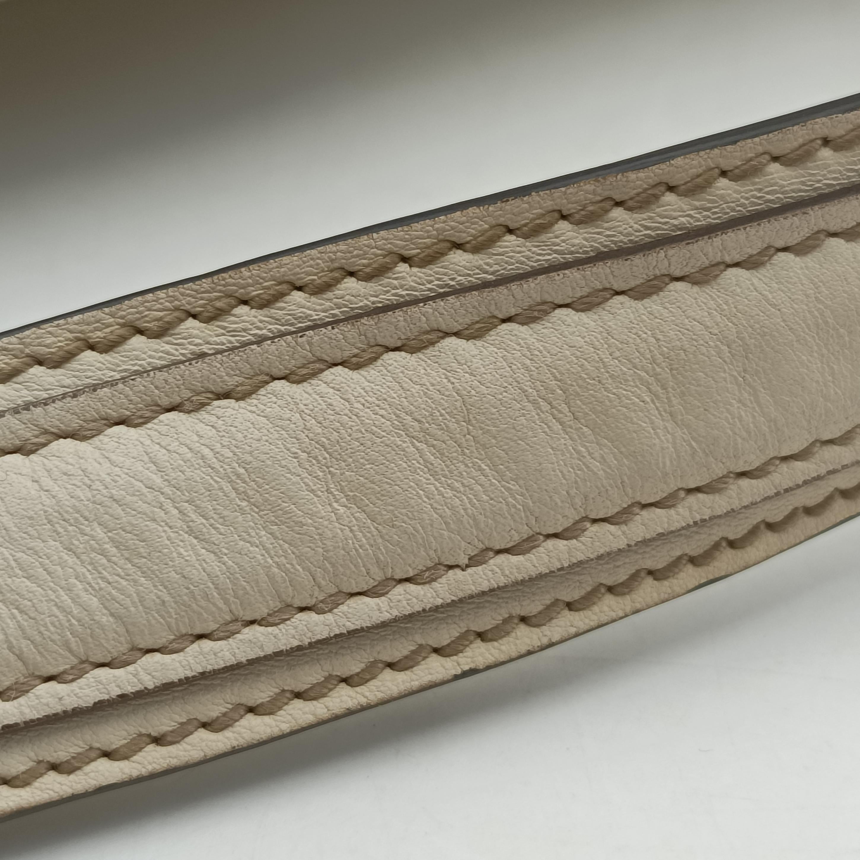 Secondhand Gucci Horsebit Creole Hobo White Leather 145826 shoulderbag | stylenewstar