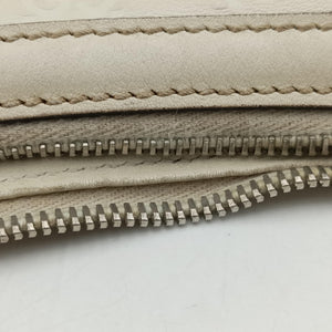 Secondhand Gucci Horsebit Creole Hobo White Leather 145826 shoulderbag | stylenewstar