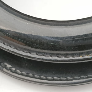 Pre-owned Christian Dior Lady Dior Black Patent  shoulderbag | stylenewstar