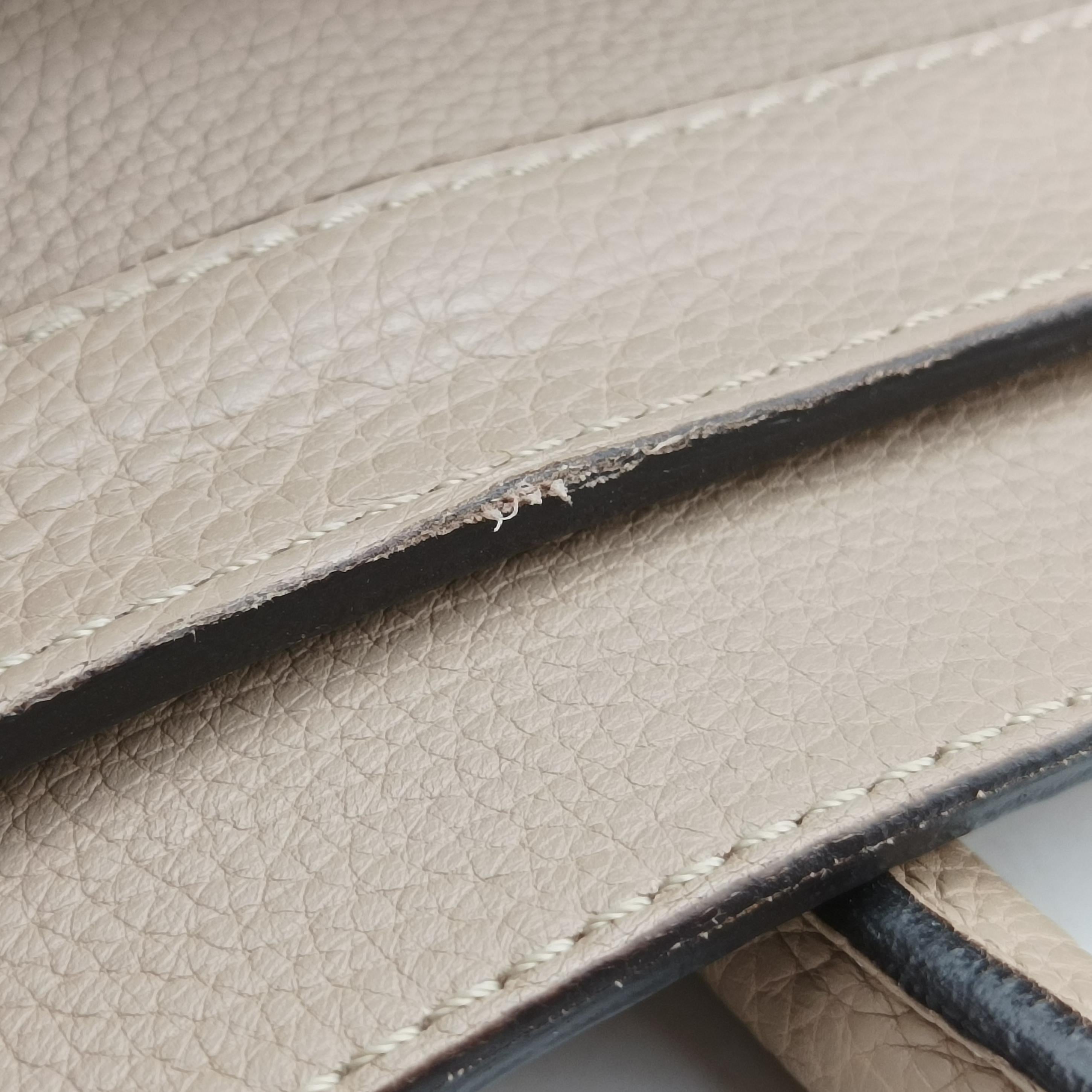 Secondhand Celine luggage mini shopper Grey leather  handbag | stylenewstar