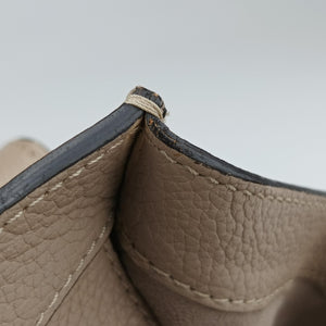 Secondhand Celine luggage mini shopper Grey leather  handbag | stylenewstar